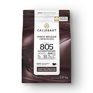 Chocolate  Belga Dark Callets 805 Amargo em Gotas 2kg -  Callebaut