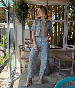 Calça Kyra Ballon Est. Azul