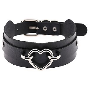Coleira Colar Chocker Coração