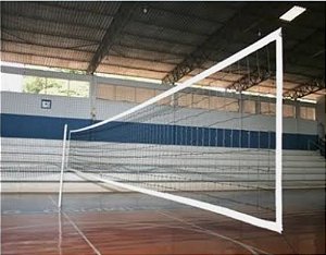 Rede de Vôlei com 4 faixas - 1,00m de Altura  x 5mts de comprimento.