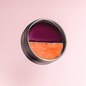 DUO Batom Cremoso Multifuncional 3 em 1 - Amora + Avelã Glow