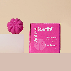 Batom Sólido Multifuncional 3 em 1 - Framboesa