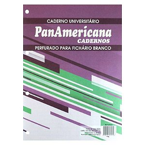 Folha Para Fichário Universitário 96F Branca Pautada - Panamericana