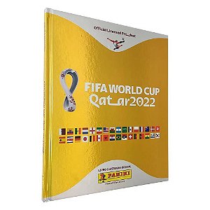 Álbum De Figurinhas Copa Do Mundo 2022 Qatar Capa Dura Dourado - Panini