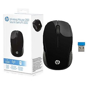 MOUSE S/FIO 200 OMAN 1000DPI PRETO HP