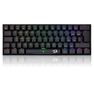 TECL MEC DRAGONBORN K630RGB-1 RGB PRETO SWITCH MARROM REDRAGON