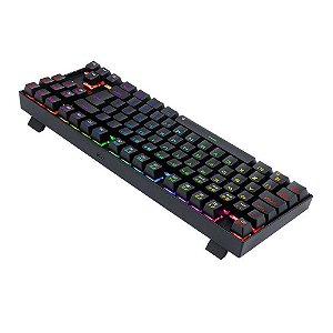 TECL MEC KUMARA PRO K552RGB CABO/S FIO/BT PRETO S. MARROM REDRAGON