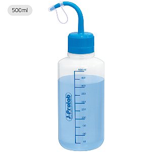 Pisseta 500 ml específica água desmineralizada