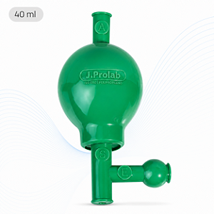 Pipetador de Segurança Verde 40 mL em PVC | J.Prolab
