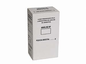 Caixa para Amostra de Sementes 500 g – Pacote com 500 Unidades – J.Prolab