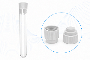 Tampa para Tubo de Ensaio 12 x 75 mm em PE Natural – Pacote com 1000 Unidades | J.Prolab