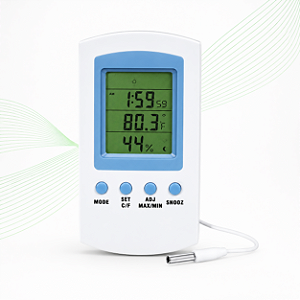Termômetro Higrômetro Digital SH-122 com Sensor Interno e Externo – J.Prolab