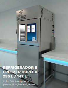Refrig E Freezer Duplex 295L/147L-Pv Temp Refr 2'C A 8'C / Freez 0'C A -20'C