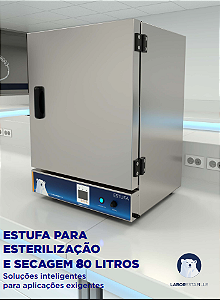Estufa P/ Est E Sec Convec Natural 80L Ate 200'C 220V