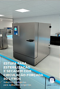 Estufa P/ Est E Sec C/Circ Ar Forcado 80L Temp Amb +7'C Ate 200'C 220V