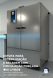Estufa P/ Est E Sec C/Circ E Renovacao De Ar 450L+Dali Temp Amb +7'C Ate 200'C 220V