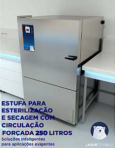 Estufa P/ Est E Sec C/Circ Ar Forcado 250L+Dali Temp Amb +7'C Ate 300'C 220V