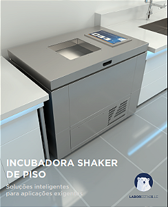 Incubadora Shaker De Piso 200L S/ Refrig Temp Amb +5'C A 60'C 220V