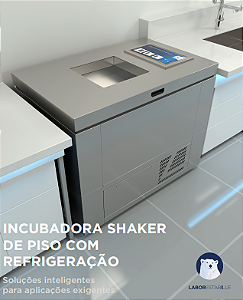 Incubadora Shaker De Piso 200L+Dali C/ Refrig Temp 15'C A 60'C 220V
