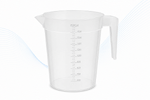 Jarra Graduada em Alto Relevo 2000 mL Ref. 308 - J.Prolab