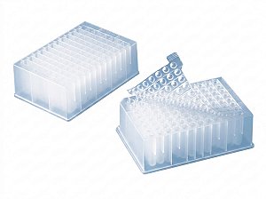 BLOCO PARA CRESCIMENTO E ARMAZENAMENTO COM 96 POCOS COM FUNDO - 100 UND