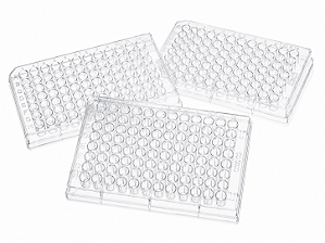Placa para Cultivo de Células 96 Poços Fundo Plano Não Tratada Estéril com Tampa - Corning
