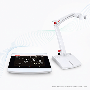 Medidor Multiparâmetro de Bancada AQUASEARCHER™ AB33M1-B para pH, ORP, Condutividade, TDS, Salinidade, Resistividade e Temperatura com USB e RS232 - OHAUS