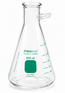 Frasco Kitasato Graduado com Proteção em PVC PyrexPlus® – Pyrex/Corning