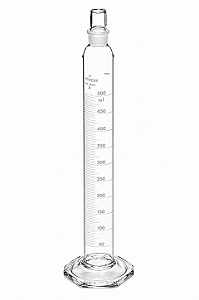 Proveta Classe A com Tampa de Vidro ASTM E 1272/542 Pyrex - Corning