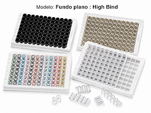 Placa para Bioquímica 96 Poços Fundo Plano e V - Corning