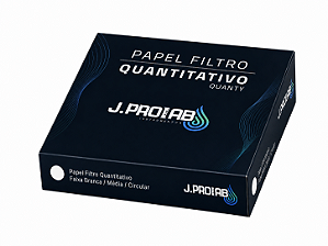 Papel Filtro Quantitativo JP 40 Quanty Faixa Branca – J.Prolab