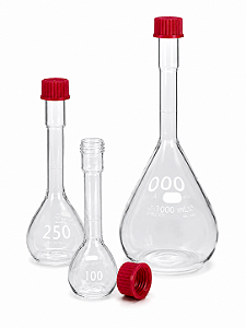 Balão Volumétrico Boca Larga Classe A PYREX® EZ Access - Corning
