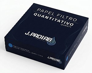 Papel Filtro Quantitativo JP 42 Quanty Faixa Azul – J.Prolab