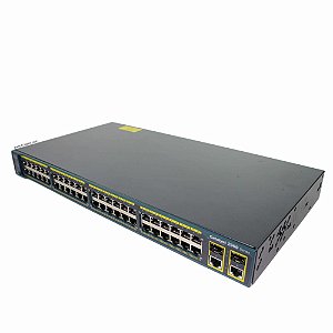Switch Cisco Catalyst WS-C2960-48TC-L - 48X 100Mbps + 2 SFP - Seminovo