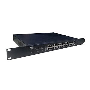 Switch Dell Powerconnect Pc2324 24x Portas 10/100Mbps + 2x Portas Gigabit - Seminovo