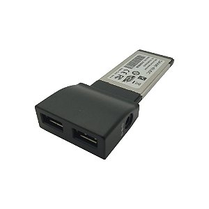 Adaptador Dane-Elec 2x Portas USB 3.0 Xpress Card - Seminovo