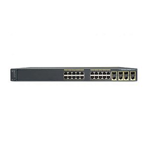 Switch Cisco Catalyst WS-C2960G-24TC-L V3- 20x 1Gbps + 4x Combos SFP - Seminovo