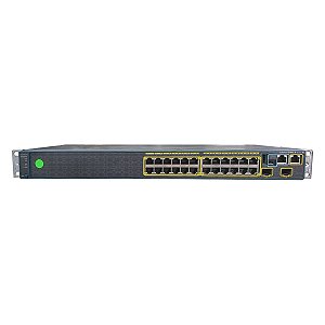 Switch Cisco 24x Portas 1Gbps + SFP 1G (WS‑C2960S‑24TS‑S) - Seminovo