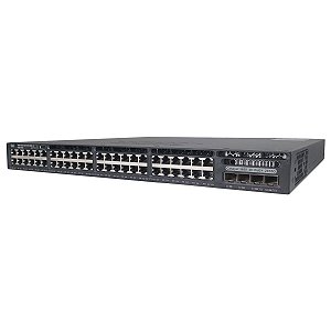 Switch Cisco Catalyst 3650 48 Portas PoE+ 2x10G SFP+ (WS-C3650-48FD-S) - Seminovo