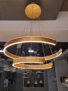 LUSTRE COM 2 ANÉIS