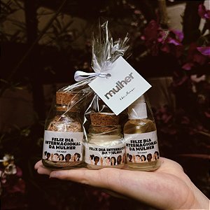 Kit Spa Completo Dia das Mulheres Lembrancinha Montado (Empoderamento Feminino)