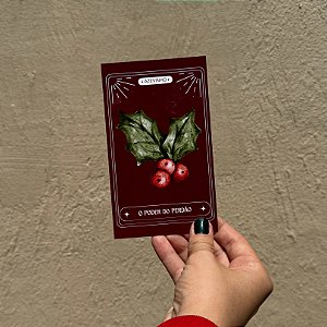 Carta Tarot das Ervas Edição Natalina (Azevinho)
