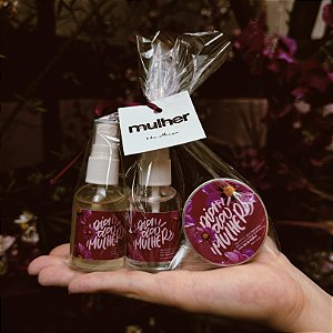 Kit Beleza Completa Dia das Mulheres Lembrancinha Dia das Mulheres Montado (Flower)