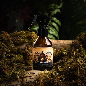 Spray Vibracional Óleos Essenciais Ouro da Cigana 120ml (Magnetismo e Chama Clientes)