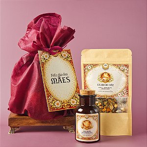 Kit Mãe Presente Chá + Escalda Pés (Presente dia das Mães)
