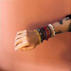 Kit Semaninha Pulseiras de Cristais Energéticos Para cada Dia da Semana