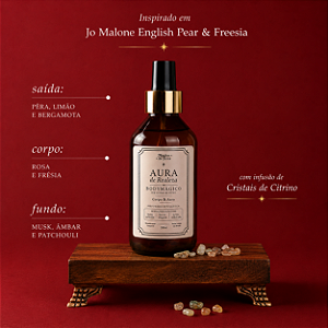Body Splash Aura de Realeza Com Cristais 200ml