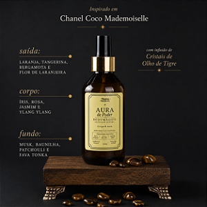 Body Splash Aura de Poder Com Cristais 200ml
