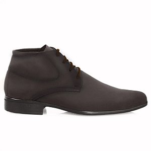 Bota Social Masculina Nobuck Café SLZ