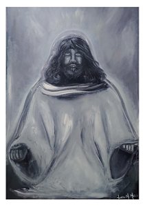Obra de Arte - Pintura em tela - Ascenção de Cristo - Luan M. Mussi